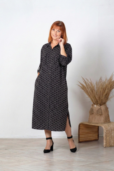 Платье Соджи 695 черный - фото 3