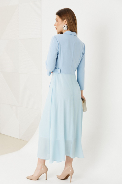 Платье Amberа Style 1034-6 голубой - фото 6