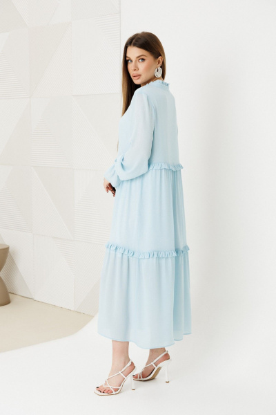 Платье Amberа Style 1130-2 голубой - фото 5