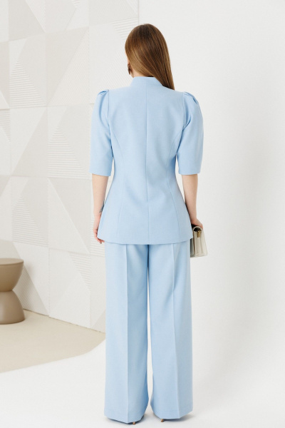 Брюки, жакет Amberа Style 2149 голубой - фото 6