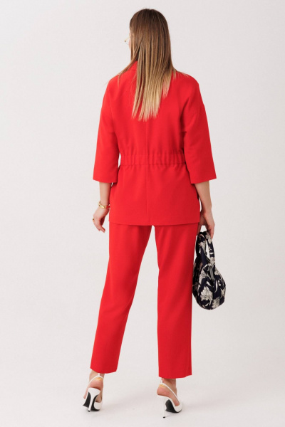 Брюки, жакет Anastasia 1324 красный - фото 2