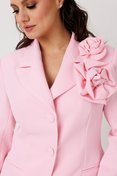 Жакет, юбка Mislana 1296 розовый - фото 4