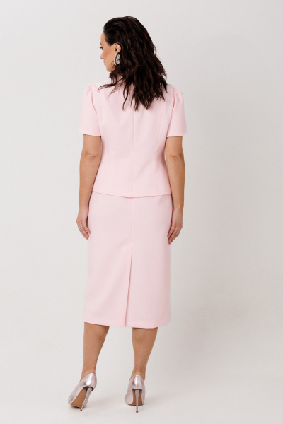 Жакет, юбка Mislana 1302 розовый - фото 6
