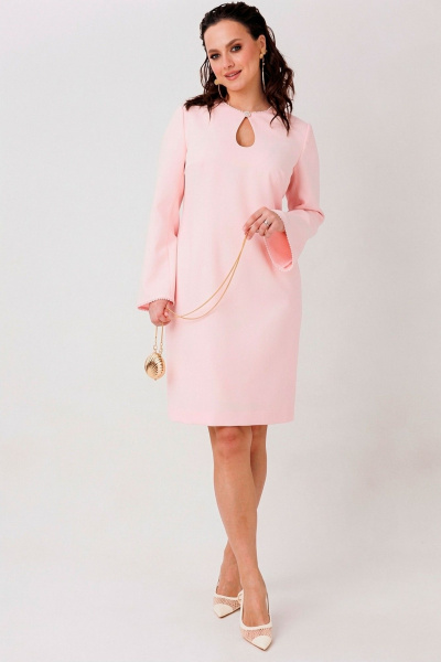 Платье Mislana 1304 розовый - фото 2