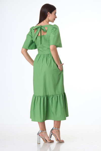 Платье Anelli 1058 зеленый - фото 6