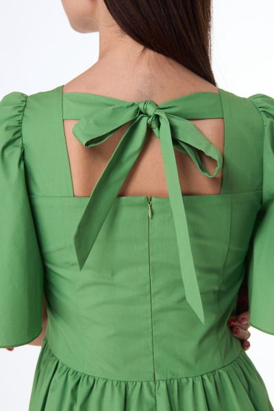 Платье Anelli 1058 зеленый - фото 5