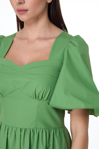 Платье Anelli 1058 зеленый - фото 4