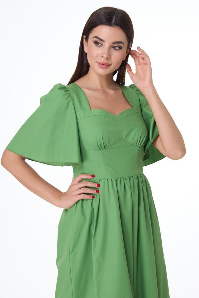 Платье Anelli 1058 зеленый - фото 3