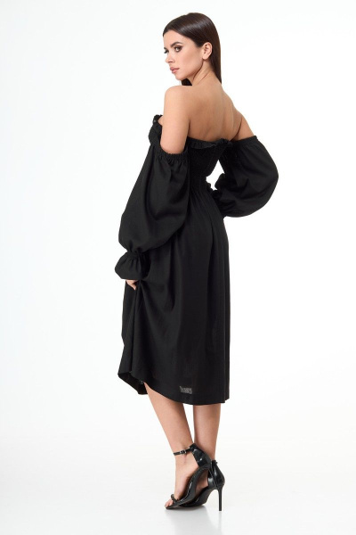 Платье Anelli 1033 черный - фото 6