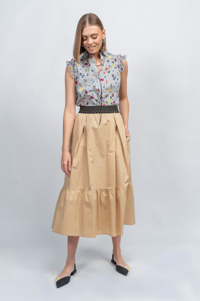 Блуза, юбка Noche mio 5.568 PLUSIA - фото 1