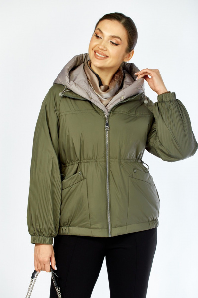 Куртка Shetti 2213 олива - фото 2