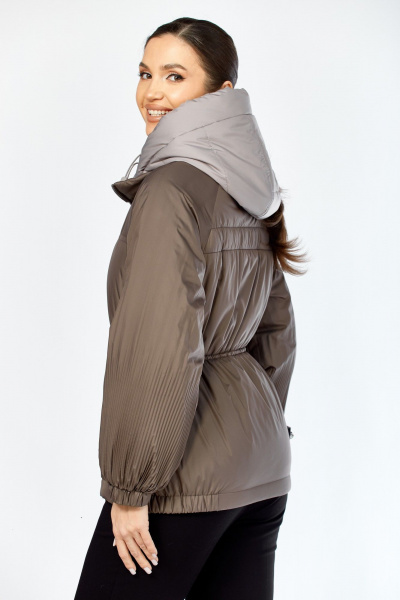 Куртка Shetti 2213 пепельно-коричневый - фото 9