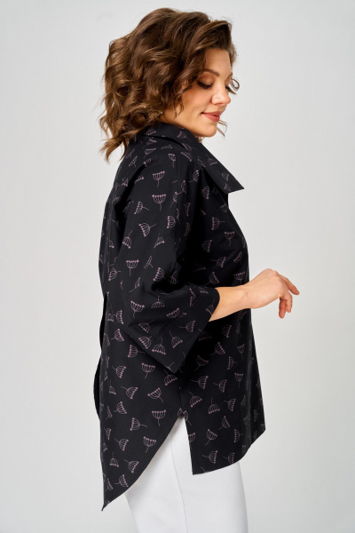 Блуза Michel chic 786 черный_зонтик - фото 3
