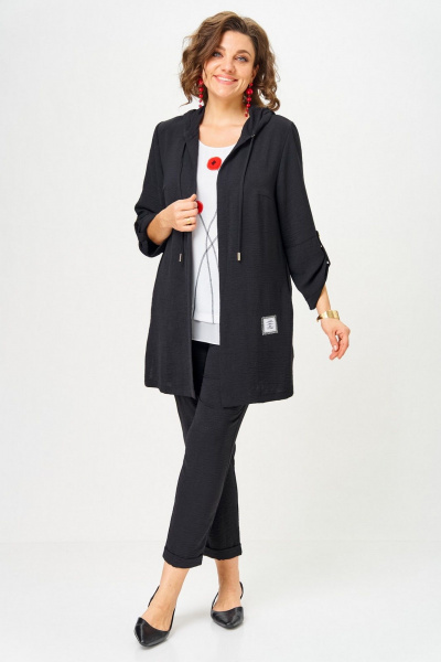 Брюки, кардиган, топ Svetlana-Style 1527 черный - фото 6