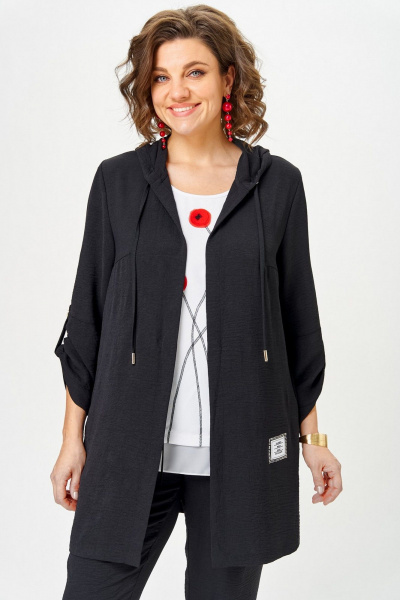 Брюки, кардиган, топ Svetlana-Style 1527 черный - фото 5