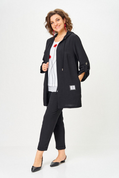 Брюки, кардиган, топ Svetlana-Style 1527 черный - фото 4