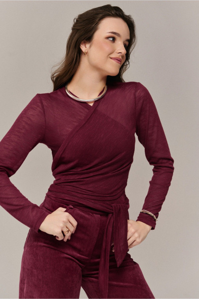 Джемпер JRSy 2660 вишня - фото 2