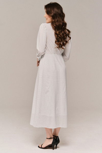 Платье JRSy 2672 молоко_синий_горох - фото 5