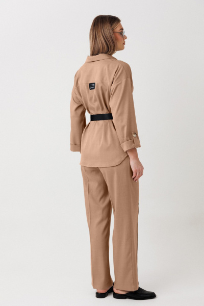 Брюки, жакет Verita 2443 серо-голубой - фото 9