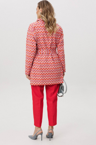 Брюки, кардиган Fantazia Mod 5394 красный - фото 6