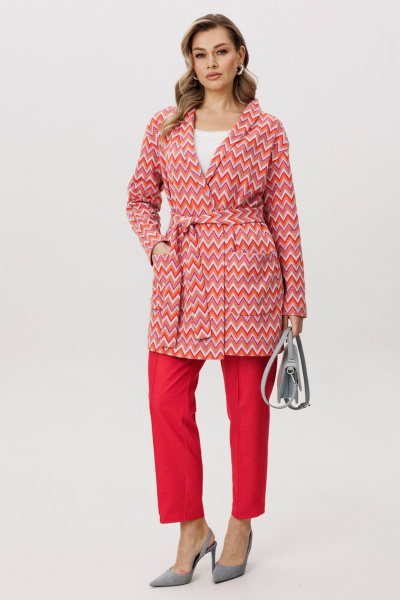 Брюки, кардиган Fantazia Mod 5394 красный - фото 1