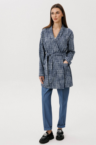 Брюки, кардиган Fantazia Mod 5394 синий - фото 1