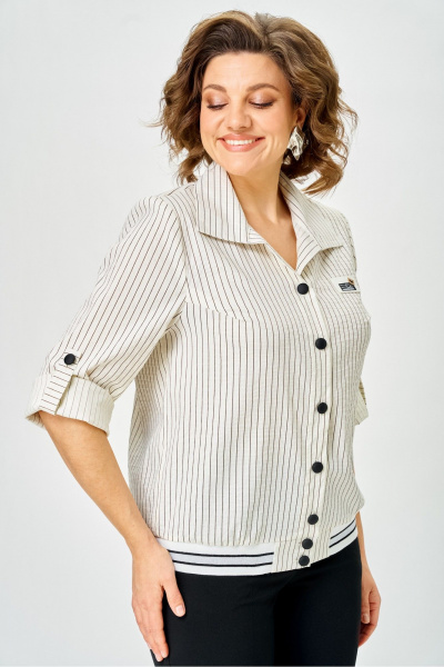 Жакет DaLi 4586 молочный - фото 3