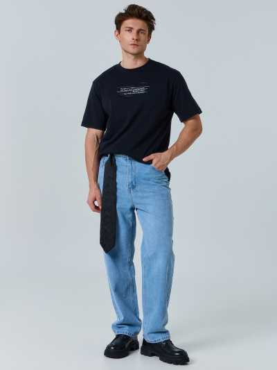 Футболка Mark Formelle 111846/25-4915П-0 черный_печать14_1_сл_на_пол_1сл_на_ПР_рук - фото 1