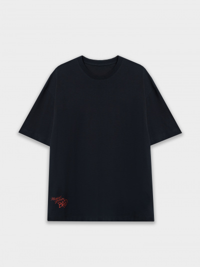 Футболка Mark Formelle 111889/25-5755П-0 черный_печать7_3_сл_на_пол_3_сл_на_спинке - фото 3