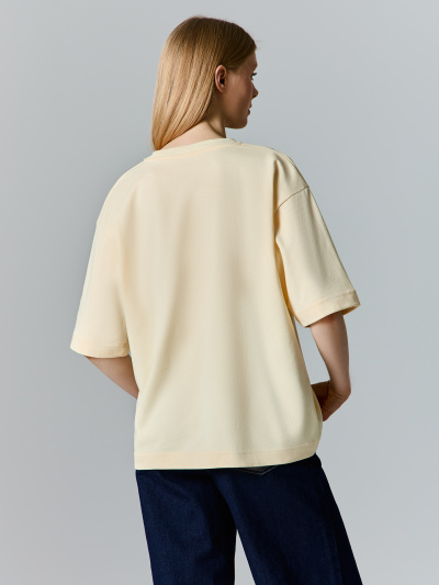 Футболка Mark Formelle 112916/25-39227Ц-2 ваниль_декор - фото 2