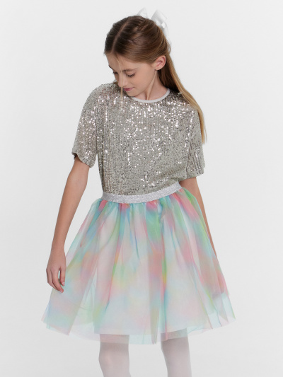 Юбка Mark Formelle 157052/25-ОБР36974Ц-16 радуга_010.2_Сублимация_полотна - фото 1