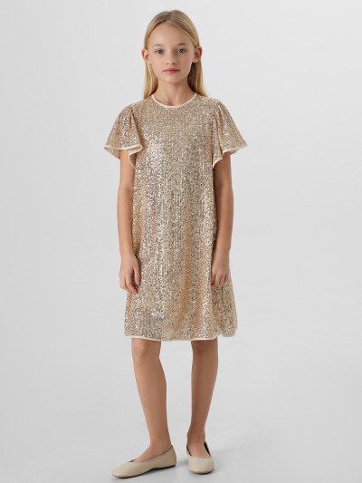 Платье Mark Formelle 157975/25-37593Ц-16 золотистые_пайетки - фото 1