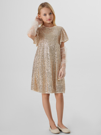 Платье Mark Formelle 157975/25-37593Ц-16 золотистые_пайетки - фото 3