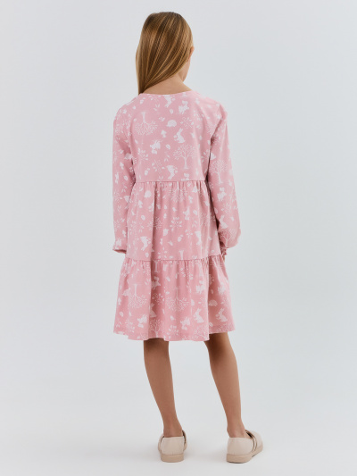Платье Mark Formelle 157985/25-39813П-0 лесные_животные_на_п.розовом - фото 2
