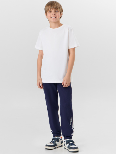 Брюки Mark Formelle 183416/25-39241П-7 полуночно_синий_печать_1_сл_на_ЛВ_дет_пер - фото 1