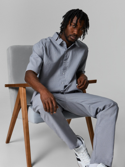 Брюки, рубашка Mark Formelle 191041/25-5636Ц-9 серый_камень - фото 1