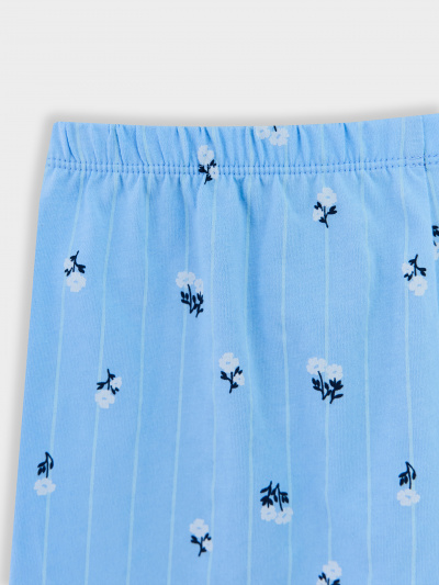 Рубашка, шорты Mark Formelle 567745/25-37342ПП-0 цветы_на_голубой_полоске - фото 2