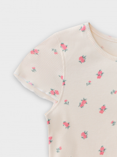 Майка, шорты Mark Formelle 567752/25-39555ПП-1 цветы_на_молочном1 - фото 3