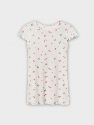 Сорочка Mark Formelle 577724/25-32693ПП-1 цветы_на_молочном1 - фото 1