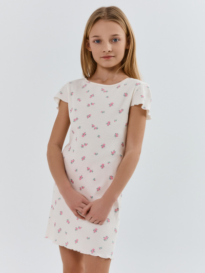 Сорочка Mark Formelle 577724/25-32695ПП-1 цветы_на_молочном1 - фото 1