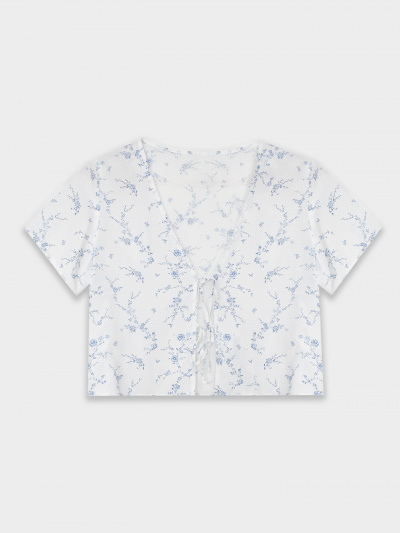 Блуза, брюки Mark Formelle 592652/25-39837ПП-9 цветы_на_св.молочном - фото 3