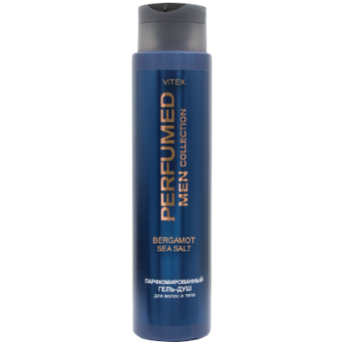 Гель для душа Belita PERFUMED MEN Collection BERGAMOT SEA SALT Парфюмированный гель-душ для - фото 1