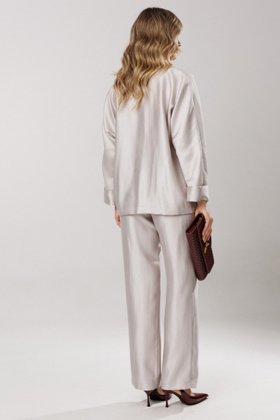 Блуза, брюки, топ Ларс Стиль 1202 бежевый - фото 5