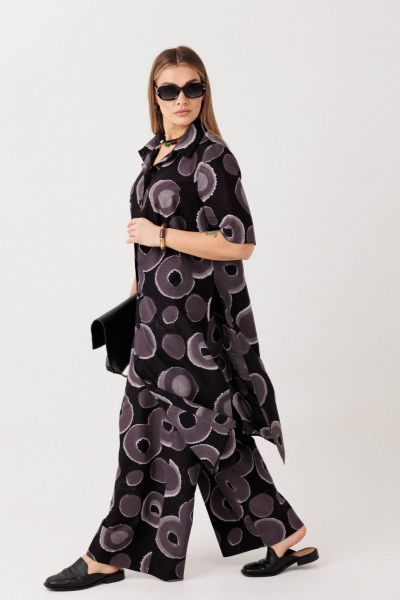 Блуза, брюки Anastasia 1335 черный - фото 5