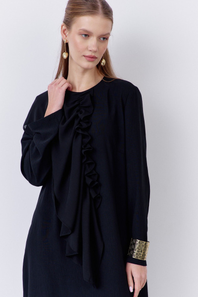 Платье FLAIM 2067.01 черный - фото 4