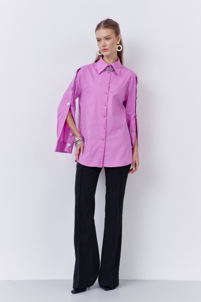 Блуза FLAIM 2073 сирень - фото 1