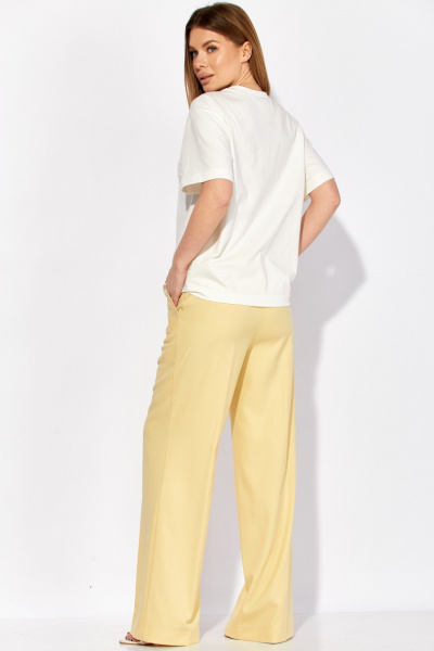 Брюки Laikony L-942-2 сливочный - фото 7