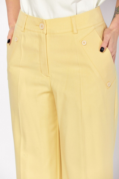 Брюки Laikony L-942-2 сливочный - фото 5