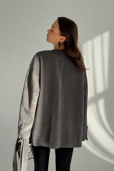 Жакет T.N.D М667 графит - фото 9