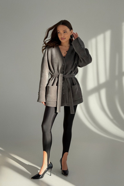 Жакет T.N.D М667 графит - фото 6